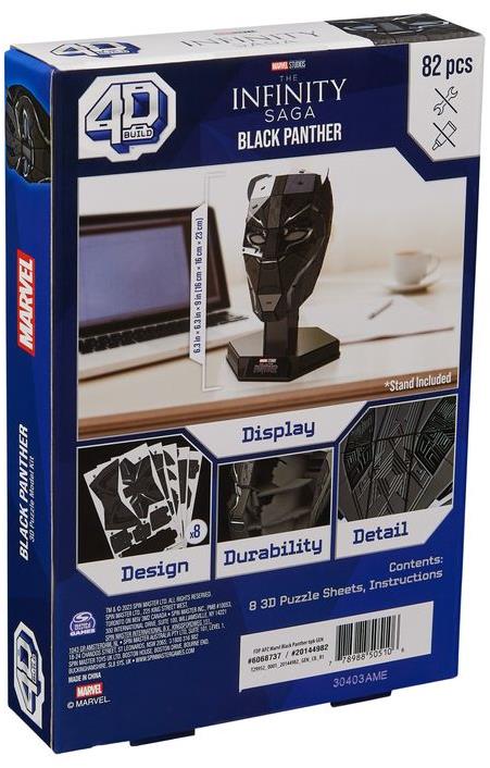 4D Build Puzzle Marvel Black Panther 3D