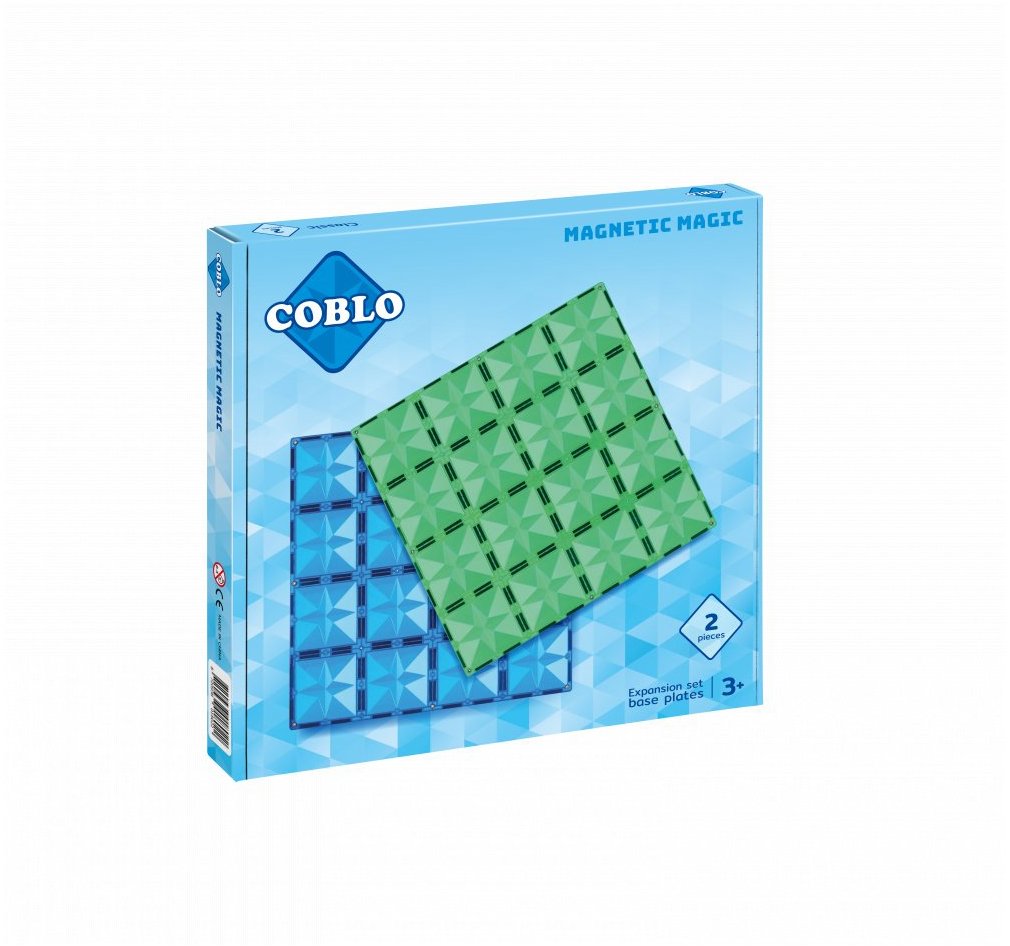 Coblo Magnetická základňa 2 diely – Classic – modrá a zelená