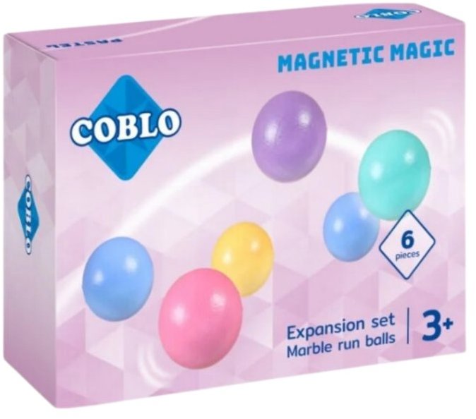 Coblo Pastelové guľôčky – 6 kusov
