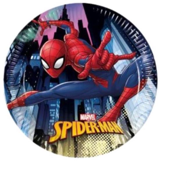 GODAN Papierový tanier – Ultimate Spiderman – 23 cm – 8 ks