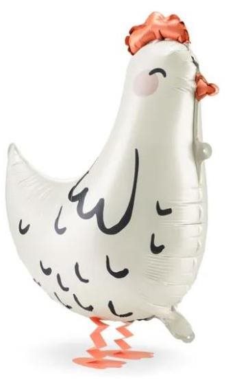 Balón fóliový chodiaca sliepka – sliepočka – veľká noc – 60 cm