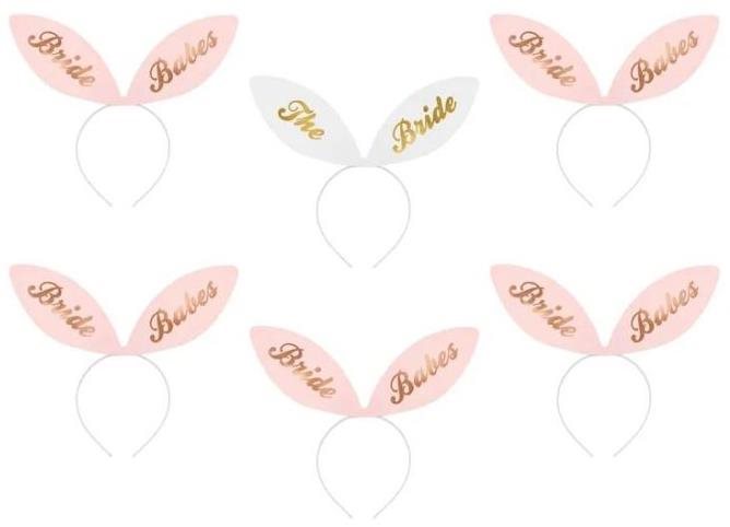 Sada bride čelenky budúca nevesta – rozlúčka so slobodou – 6 ks