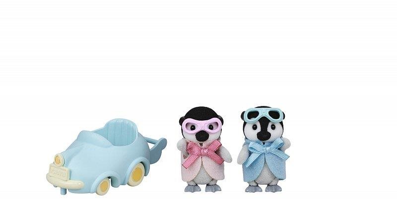 Sylvanian families Baby tučniaci dvojčatá s autíčkom