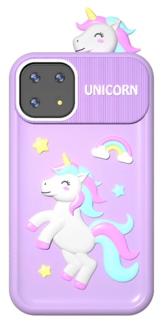 Bezdoteku.cz Smartphone telefon pro děti Jednorožec fialový