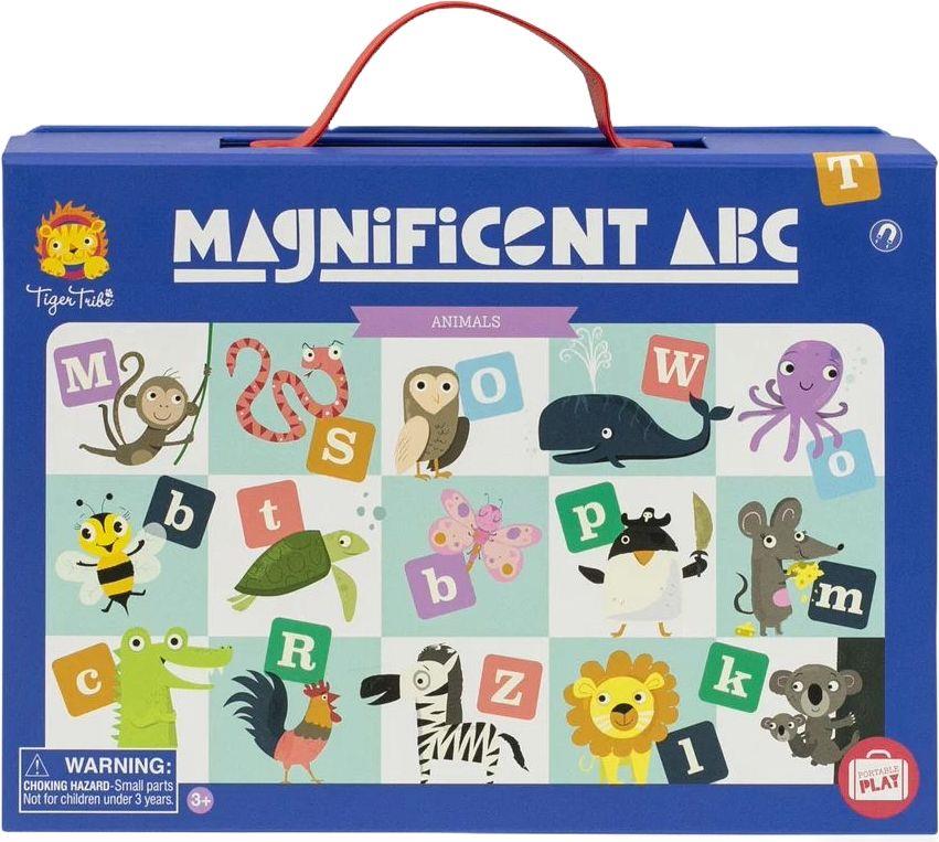 Magnetická abeceda Tiger Tribe Magnificent World of ABC - Animals