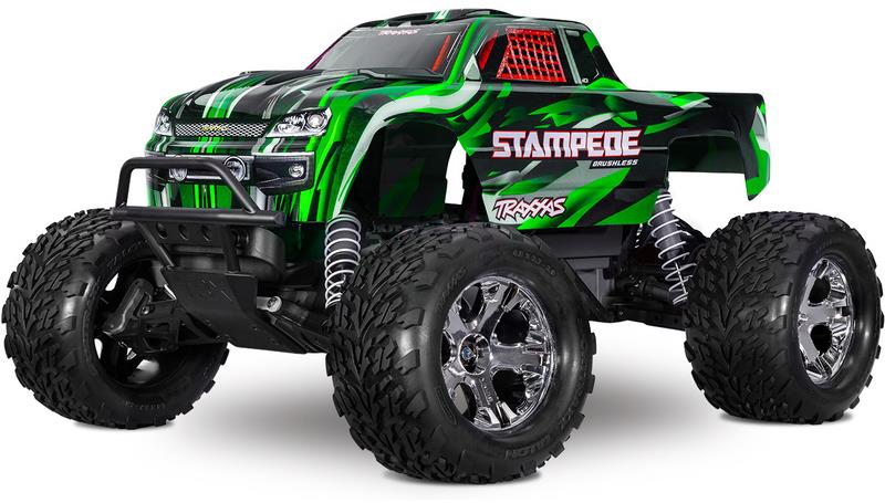Traxxas Stampede 1:10 BL-2s RTR zelený