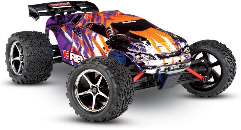 Traxxas E-Revo 1:16 VXL RTR oranžové