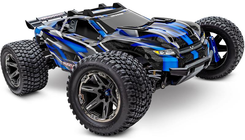Traxxas Rustler 4×4 Ultimate VXL RTR modrý