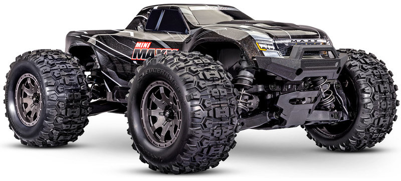 Traxxas Mini Maxx 1:12 BL-2s RTR čierne