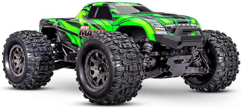 Traxxas Mini Maxx 1:12 BL-2s RTR zelené