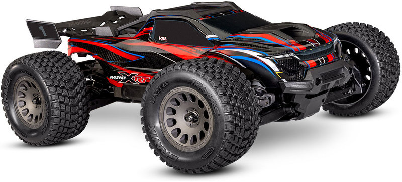 Traxxas Mini XRT 1:12 VXL-3s 4WD RTR červené