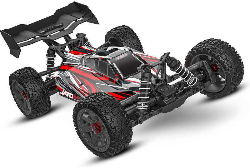 Traxxas Jato 1:8 4WD BL-2S RTR červené