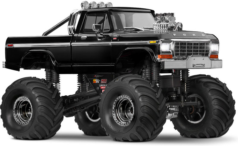 Traxxas TRX-4MT Ford F-150 1979 1:18 RTR čierny