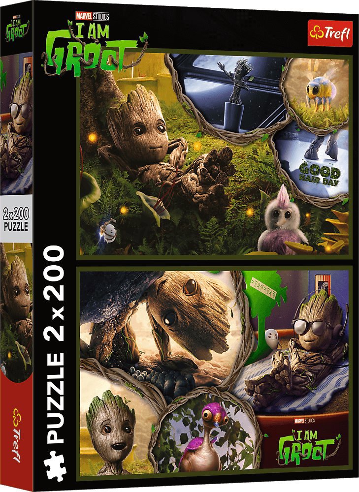 Trefl Puzzle Marvel: Já jsem Groot 2 × 200 dílků
