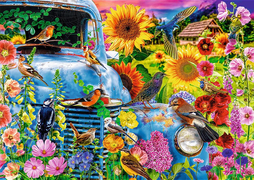 Trefl Puzzle Premium Plus Tea Time: Spevavé vtáky 1000 dielikov