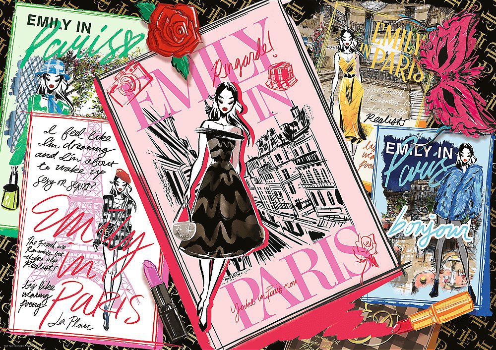 TREFL Puzzle Emily in Paris: Magazín módy 1000 dielikov