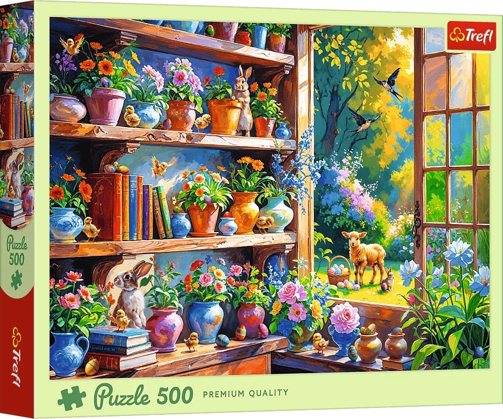 TREFL Puzzle Jarné ráno v oranžérii 500 dielikov