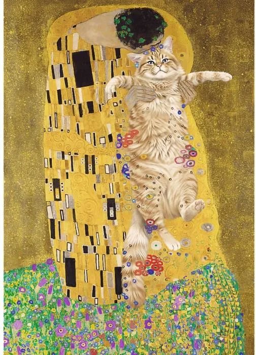 TREFL Puzzle Mačací bozk 1000 dielikov