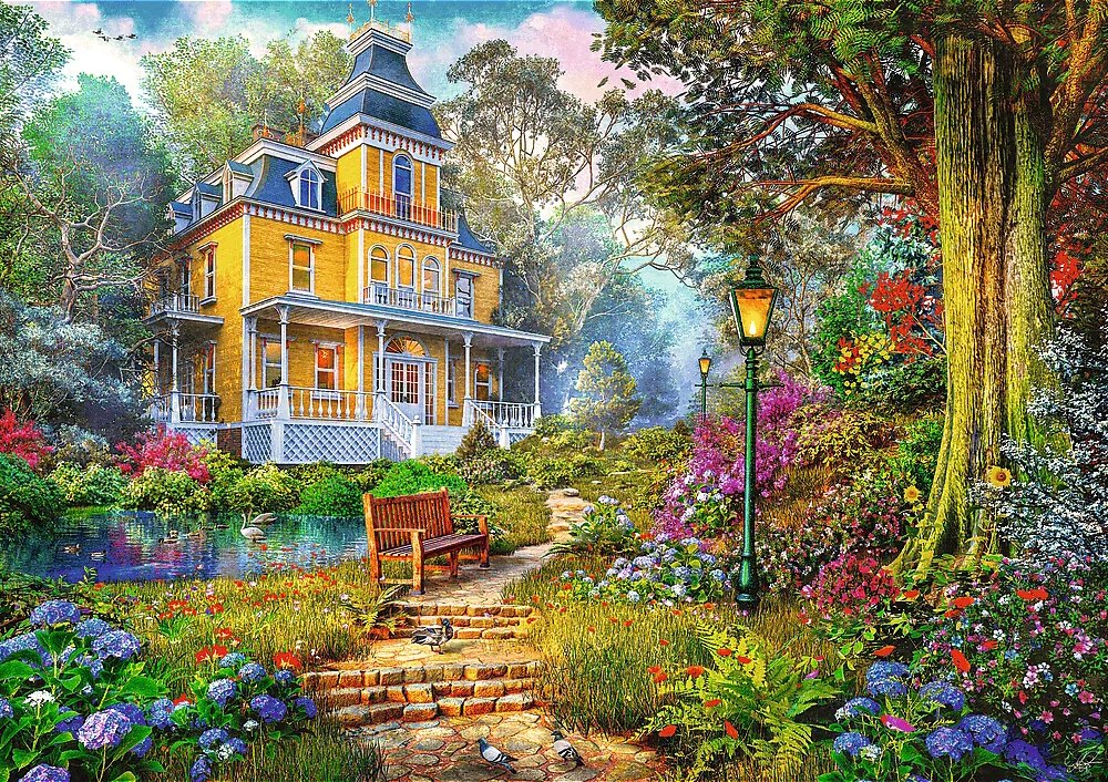TREFL Puzzle Letné sídlo 6000 dielikov
