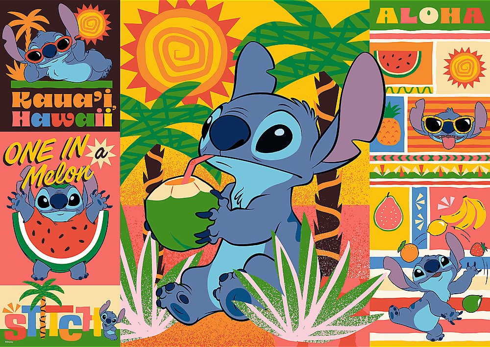 TREFL Puzzle Lilo&Stitch: Dovolenka so Stitchom 500 dielikov