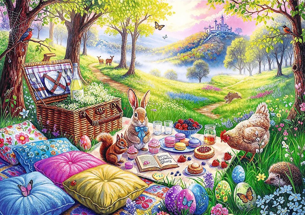 TREFL Puzzle Piknik na lúke 1000 dielikov