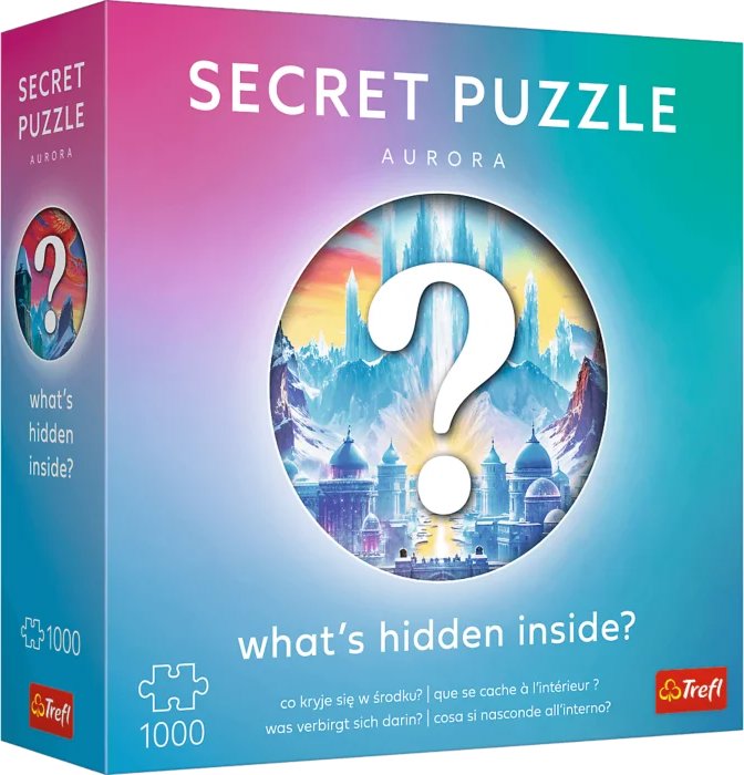 TREFL Puzzle Premium Plus Secret Puzzle: Aurora 1000 dielikov