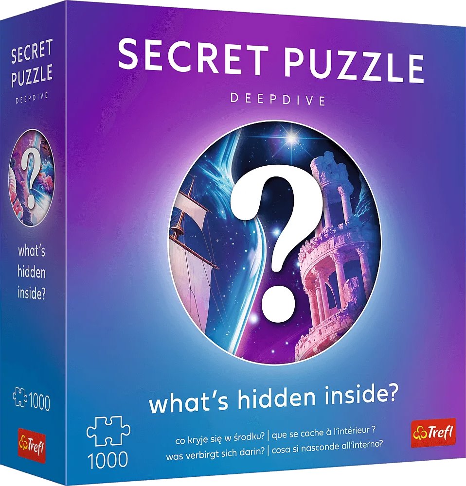TREFL Puzzle Premium Plus Secret Puzzle: Hlboký ponor 1000 dielikov