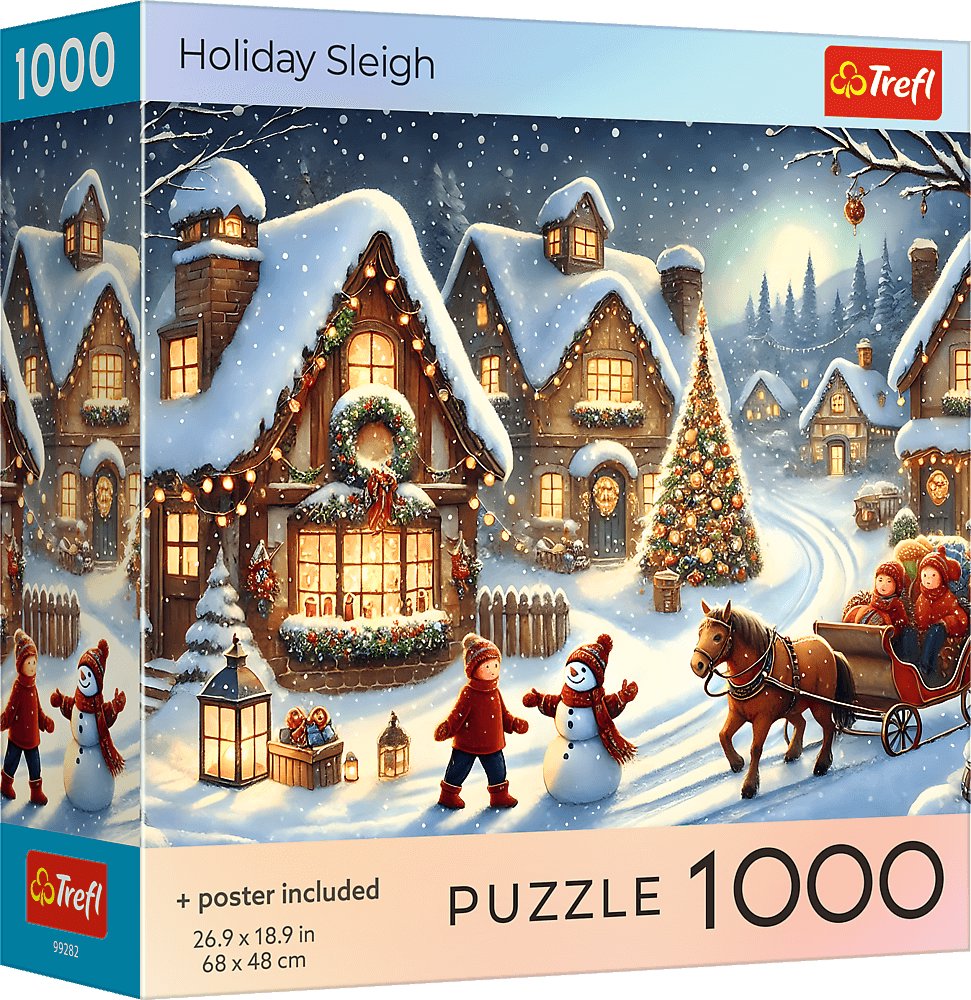 TREFL Puzzle Sviatočné sane 1000 dielikov