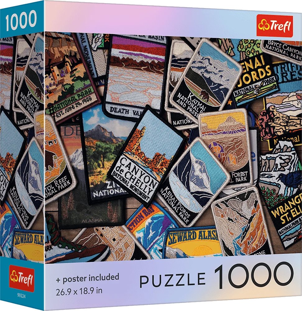 TREFL Puzzle Americké suveníry 1000 dielikov
