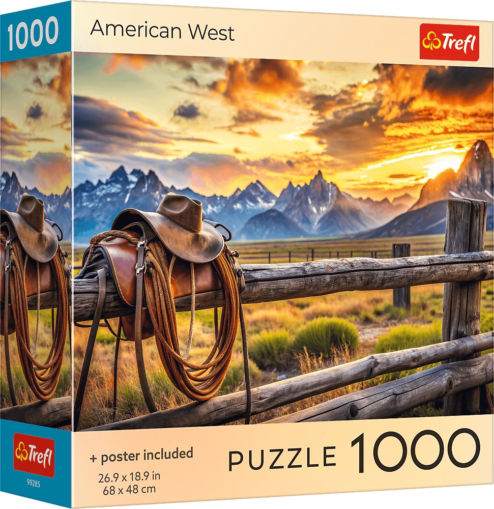 TREFL Puzzle Divoký západ 1000 dielikov