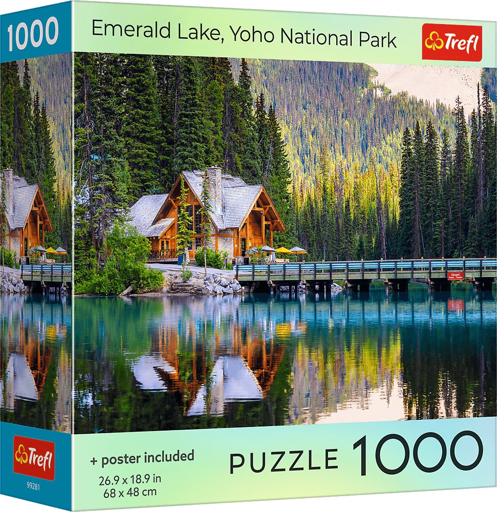 TREFL Puzzle Emerald Lake 1000 dielikov