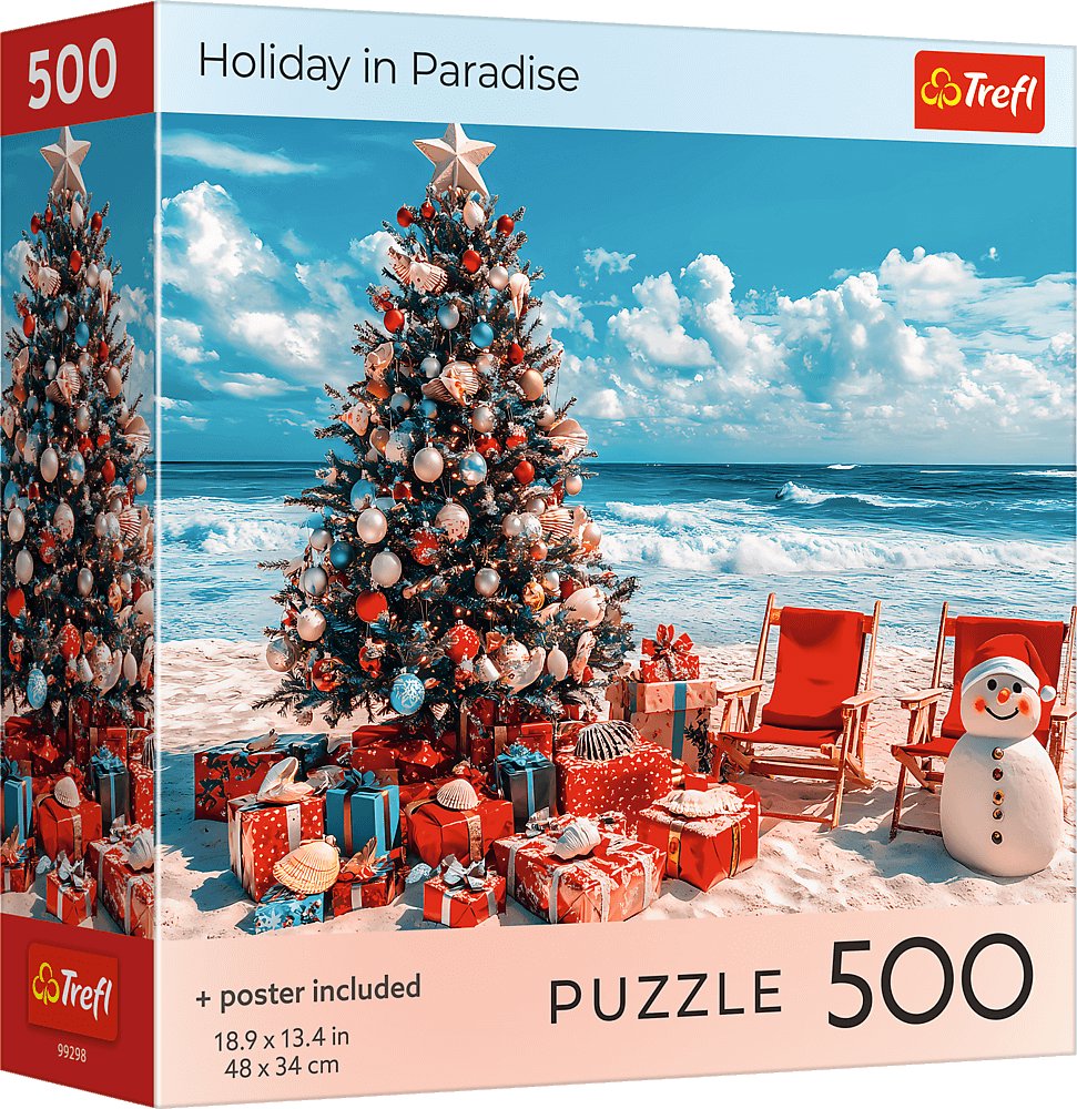 TREFL Puzzle Vianoce v raji 500 dielikov