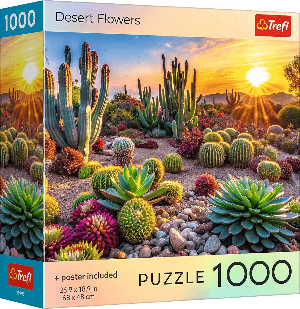 TREFL Puzzle Rastliny v púšti 1000 dielikov