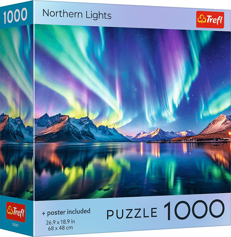 TREFL Puzzle Polárna žiara 1000 dielikov