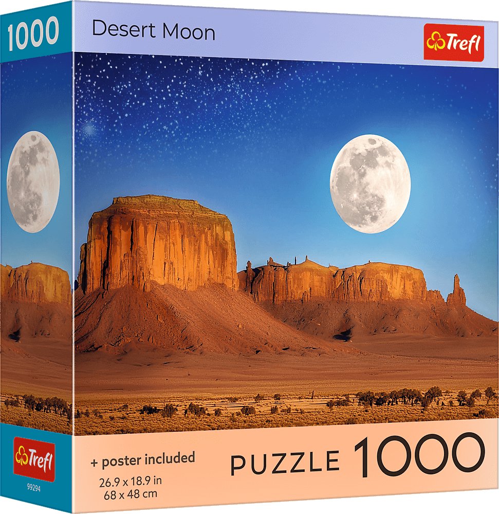 TREFL Puzzle Mesiac nad púšťou 1000 dielikov