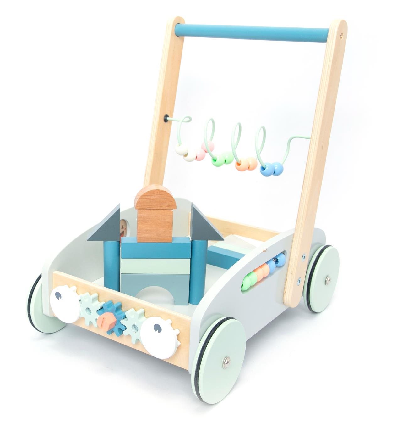 UMU® Drevené detské prevádzkaítko modré