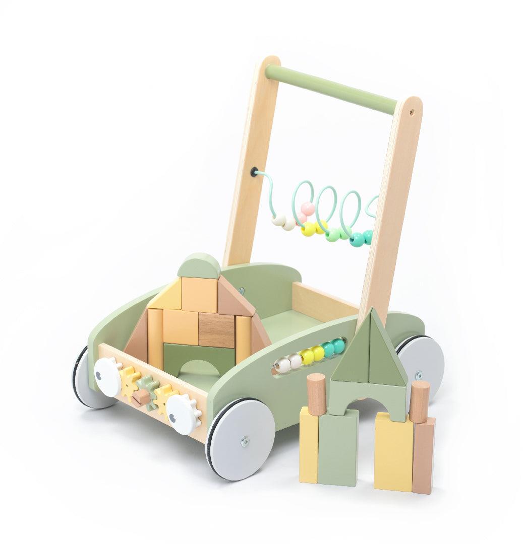 UMU® Drevené detské prevádzkaítko zelené