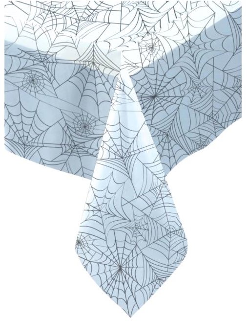 UNIQUE Obrus pavúčia sieť priesvitný 137 × 274 cm, Halloween