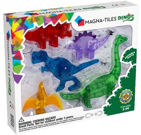 Magna-Tiles rozširujúca súprava dinosaury 5 ks