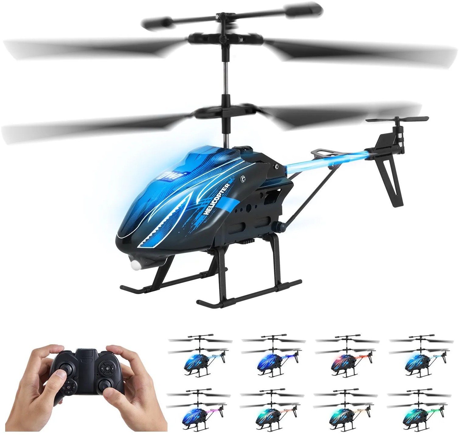 VEVOR RC vrtuľník 2,4 GHz, 3,5-kanálový, udržiavanie výšky, vzlet a pristátie