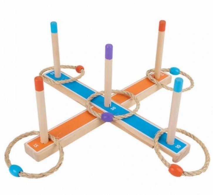 Derrson drevený hádzacia súprava Hoď a vyhraj W5297