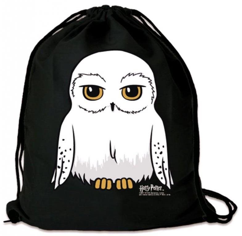 LOGOSHIRT Harry Potter: Sova Hedviga, čierny, 35 × 44 cm