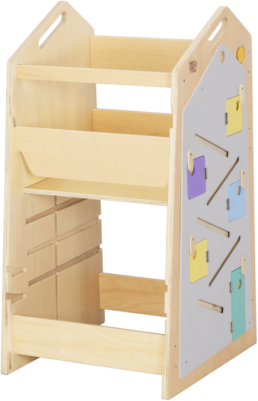 Busykids Montessori učící věž 5In1 Big Vanilla