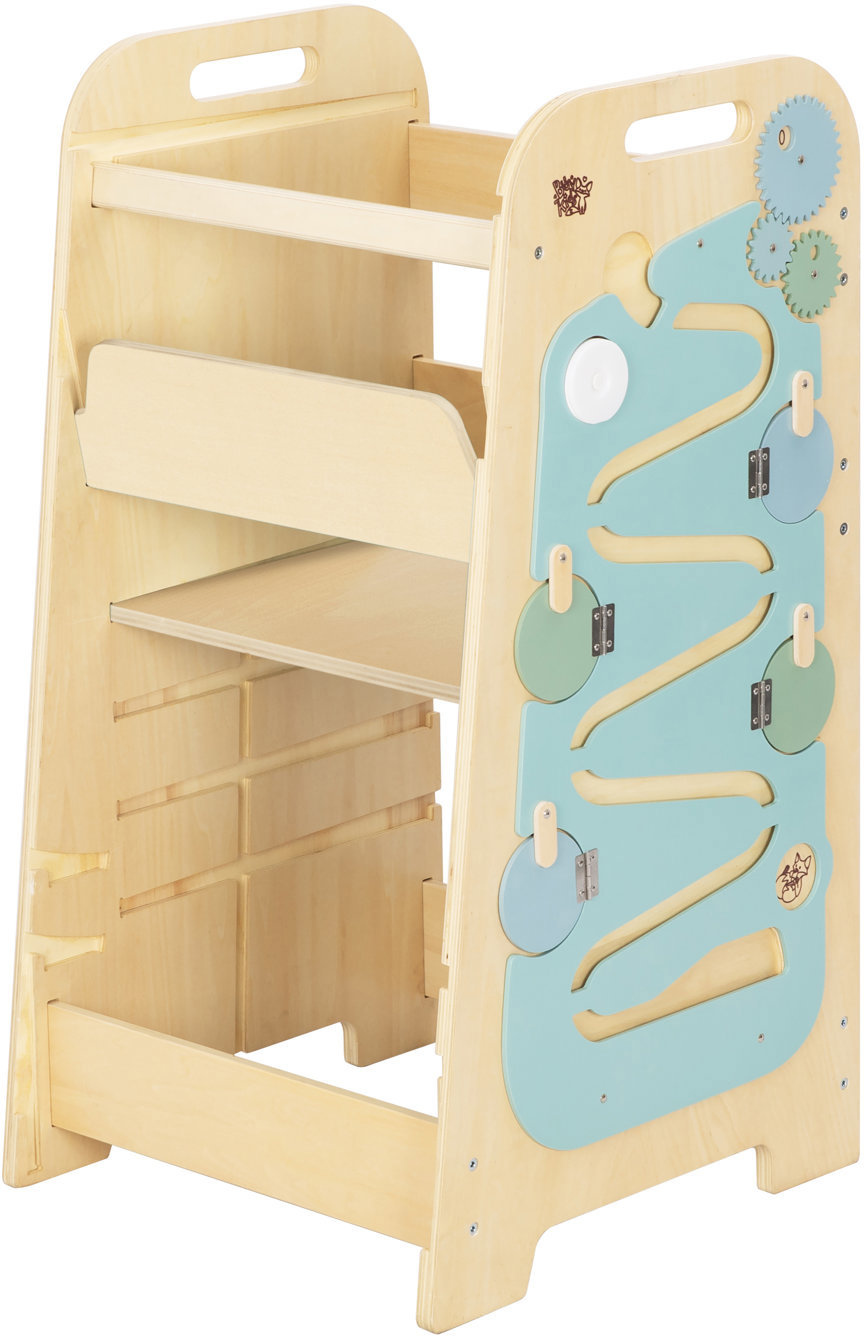 Busykids Montessori učící věž 5In1 Big Mint