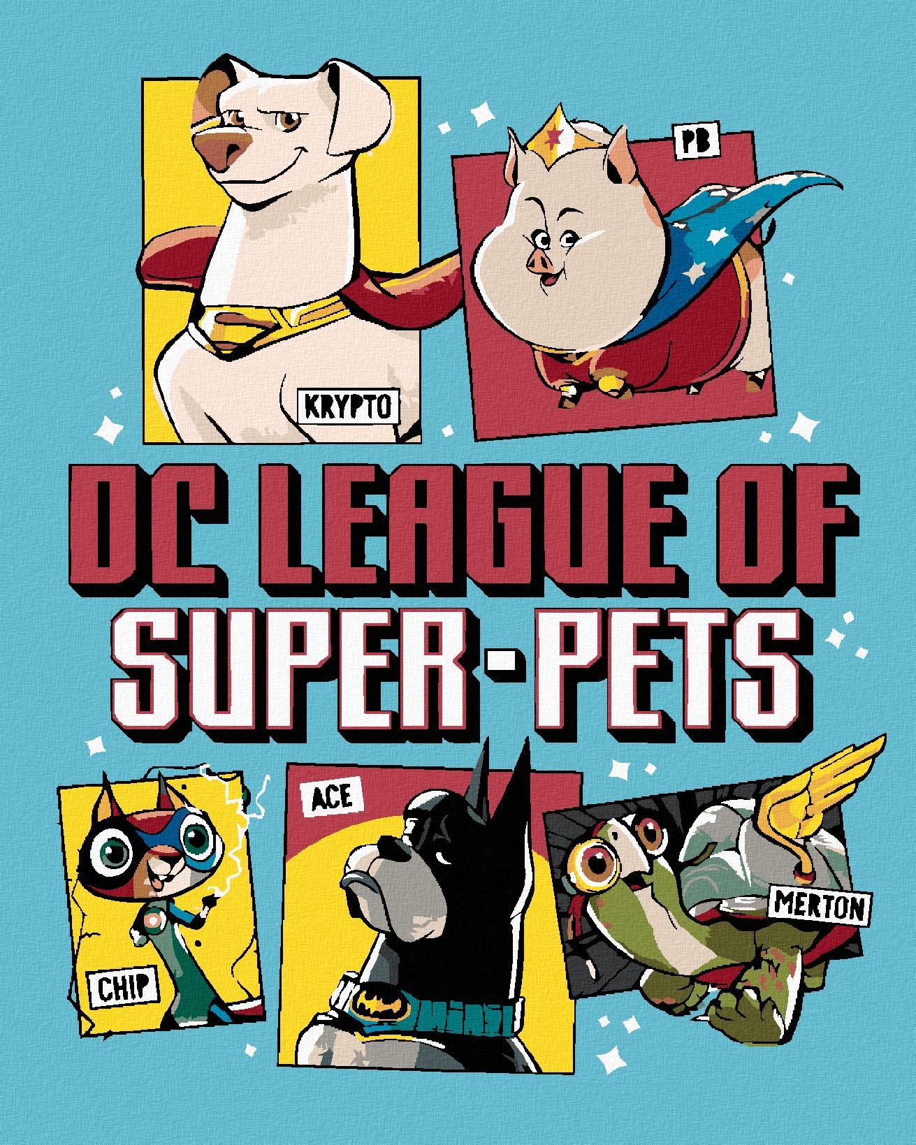 Zuty – DC Liga supermaznáčikov plagát II, 40×50 cm, vypnuté plátno na rám