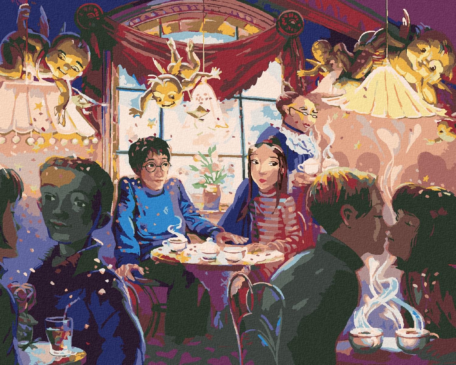 Zuty – Harry Potter a Cho Chang na rande, 40 × 50 cm, plátno napnuté na rám