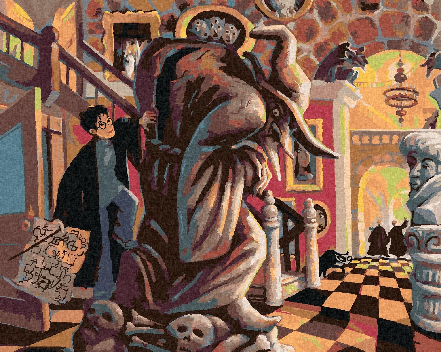 Zuty – Harry Potter a záškodnícky plánik, 40×50 cm, bez rámu a bez vypnutia plátna