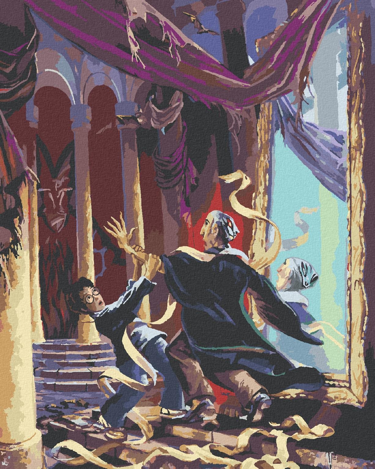 Zuty – Návrat lorda Voldemorta (Harry Potter), 40 × 50 cm, plátno napnuté na rám