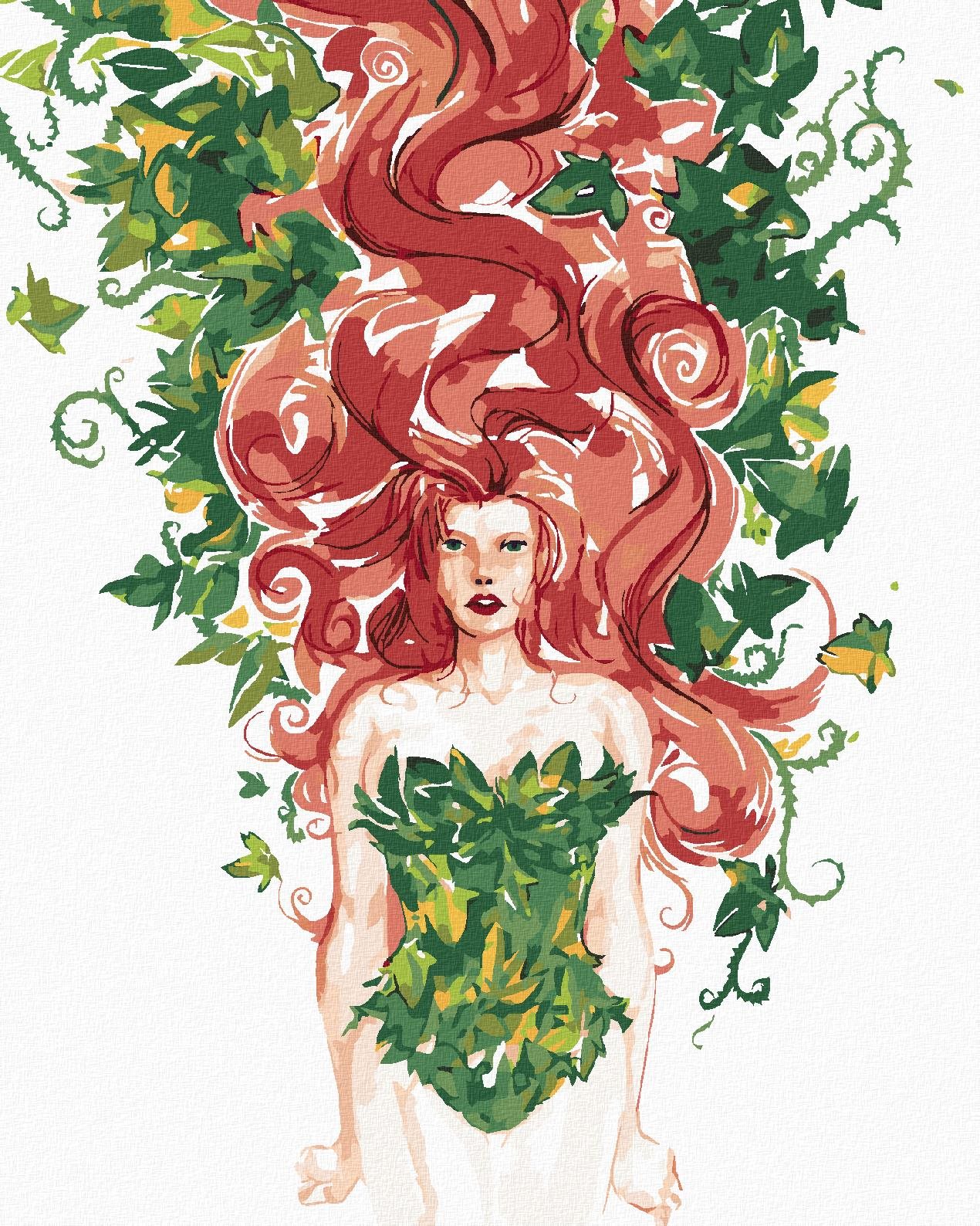 Zuty – Poison Ivy (Batman), 40 × 50 cm, bez rámu a bez napnutia plátna