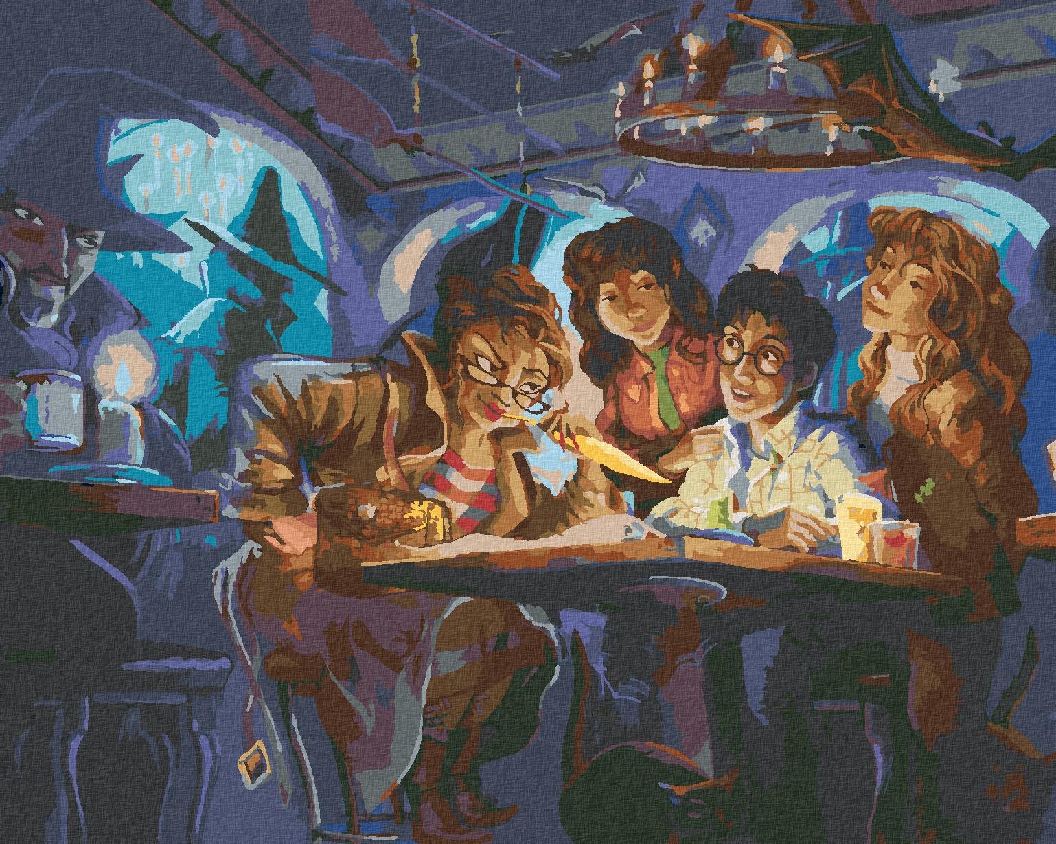 Zuty – Rozhovor s Harrym (Harry Potter), 40 × 50 cm, plátno napnuté na rám